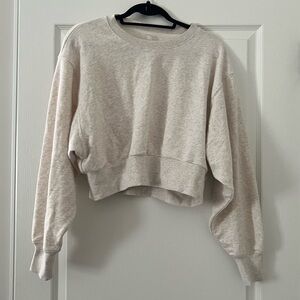 Aritzia cropped sweatshirt